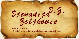 Đenadija Zeljković vizit kartica